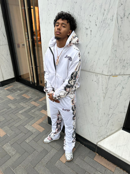 "Never Indulged by Evil" Zip-Up