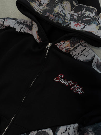 "Never Indulged by Evil" Zip-Up