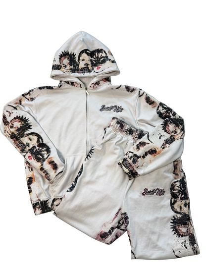 "Never Indulged by Evil" Zip-Up